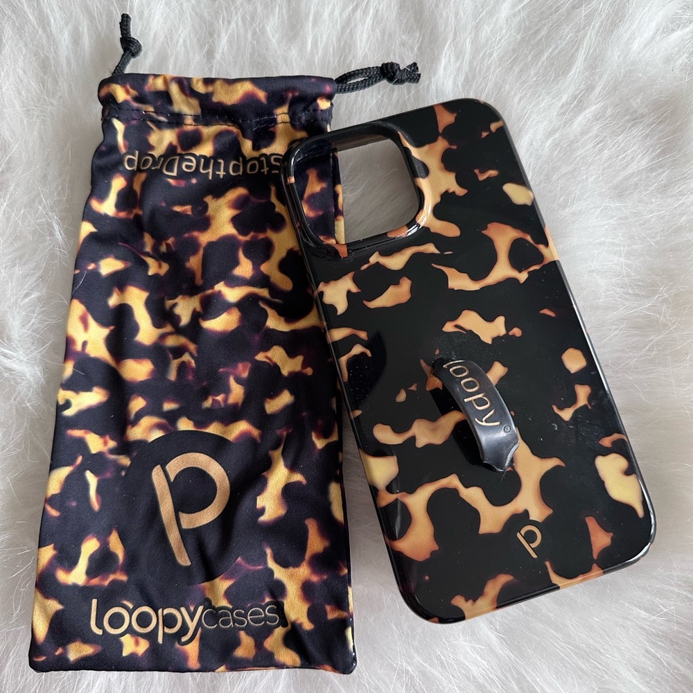 Tortoise Loopy Case: 12 Pro Max or 13 Pro Max (universal fit for both)
